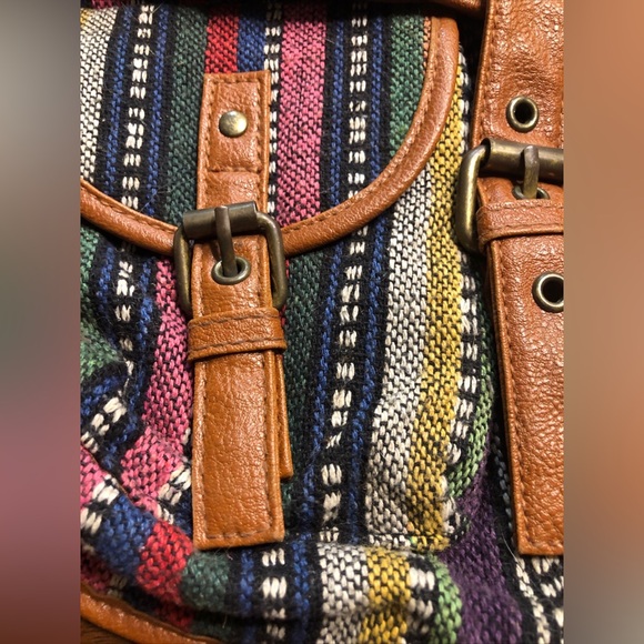 Boho crossbody handbag southwest coogie style multi print/color - Picture 4 of 16